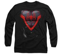 Spider-Man Maglietta Miles Morales Costume Adulto Unisex (TV14465)