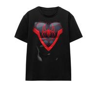 Spider-Man Maglietta Miles Morales Costume Adulto Unisex (TV17056)