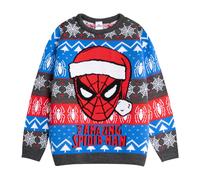 Spider-Man Maglione Natale Viso Ragazzi (NS9211)