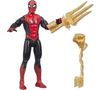 Spider-Man Marvel 6-Inch Mistero Web Gear Aggiornato Nero e Rosso Suit Azione