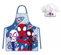 ♥ Spider-Man Marvel Grembiule Da Cucina Set 2 Pezzi S-9348 ♥
