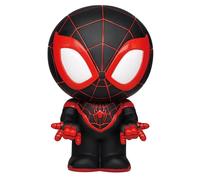 Spider-Man Miles Morales Black And Red Suit Pvc Figural Bank ACC NUOVO