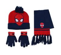 Spider-Man Spiderman Set Invernale Bambino Bimbo Marvel Cappello Guanti Sciarpa