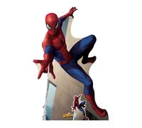 Spider-Man Tela Tiro Grandezza Naturale Marvel Cartone Sagoma Con Gratuito Mini