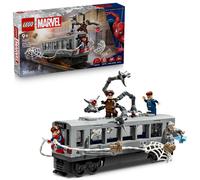 LEGO ǀ Marvel Spider-Man Contro Doc Ock: Duello sul Treno - Giocattolo da Esposizione con 4 Minifigure - Regalo da Collezione Da Supereroi per Bambini da 9 Anni in su Fan del Film - 76321