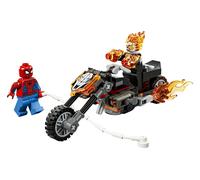 Lego Spider-Man vs. Ghost Rider in motocicletta 76335