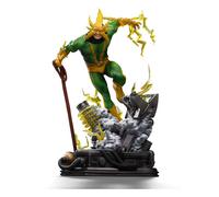 Iron Studios Statua da collezione in scala 1:10 Electro Spider Man vs Villains Diorama BDS Polystone resina multicolore