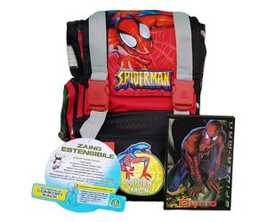 Spider-man - Zaino Estensibile + Diario universale per scuola - Giochi Preziosi