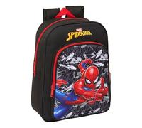 SPIDER-MAN - Zaino scolastico per bambini, con motivo animato, adatto per bambini in età scolare, comodo e versatile, qualità e resistenza 26 x 11 x 34 cm