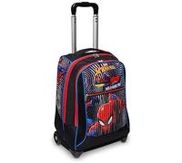 SPIDER-MAN Zaino Trolley Bambini e Ragazzi, Multicolore, 36,5 x 50 x 26 cm