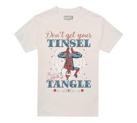 Spider-ManDon't Get Your Tinsel In A Tangle Maglietta Natale Retrò (TV26435)