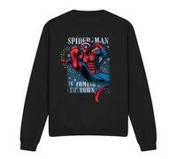 Spider-ManIs Coming To Town Felpa Adulto Unisex (TV26383)