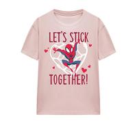 Spider-ManLet's Stick Together Maglietta San Valentino Donna (TV25771)
