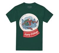 Spider-ManNew York Happy Holidays Maglietta Natale Retrò Adulto Unisex (TV26436)