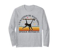 Spider Monkey Amante Divertente Uomini Donne Ragazzi Ragazze Maglia a Manica
