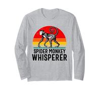Spider Monkey Whisperer Amante Divertente Uomini Donne Ragazzi Ragazze Maglia a Manica