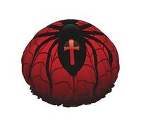 Spider On The Web Pattern Cuffia da a e Cuffia da Bagno per Donna, Cuffie da a Impermeabili Oversize Reversibili Grandi Progettate per Tutte Le Lunghezze di Capelli, Cuffia Elastica Riutil