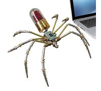Spider Puzzle - Kit Modello Meccanico In Metallo 3D, Giocattolo Artigianale Di Assemblaggio Robot Fatto A Mano | Progetto Di Costruzione Di Logica STEM, Attività Educativa In Classe, Cervello Di Tempo