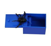 Spider Scare Scherma | Giocattoli per Lo Scherzo Ragno | Filarante Scatola di spavento in Legno | Kit Scherzo novità per semplici divertimenti, Ragazzi, Feste, Adulti, Halloween e Regali di Natale