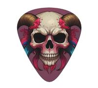 Spider Skull Sheep CartoonGuitar Picks, set di 12 pezzi, tre diversi spessori per chitarra elettrica acustica e altri strumenti