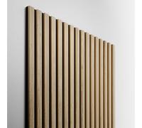SPIDER SLACKLINE Fibra Panels - Set 2 Pannelli Fonoassorbenti in Legno e Feltro Acustico, Riduzione Rumore e Design Elegante, Dimensioni 258x60 x 2 cm Rovere Rustico, Made in Italy, Facili da Montare