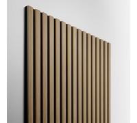SPIDER SLACKLINE Fibra Panels - Set 2 Pannelli Fonoassorbenti in Legno e Feltro Acustico, Riduzione Rumore e Design Elegante, Dimensioni 148x60 x 2 cm Rovere Naturale, Made in Italy