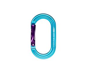 SPIDER SLACKLINE - Moschettone alluminio ovale CLASSICO - Azzurro
