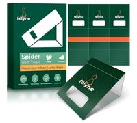 Spider Traps - Trappole adesive per interni, confezione da 24, per uso domestico, ragni, insetti striscianti e insetti, atossiche ed ecologiche, facili da usare Felyne
