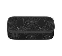 Spider Web Black Astuccio speciale per ragazze, astuccio grande capacità grande astuccio per matite, astuccio per matite per cancelleria per studenti con cerniera per scuola e lavoro d'ufficio