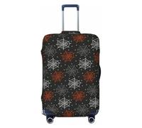 Spider Web Travel Luggage Covers - Elasticità Valigie Coperture Protector per bagagli 45-81 cm, Nero , S