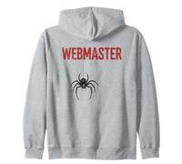 Spider Webmaster Divertente Web Builder Design a Forma di Ragno Felpa con Cappuccio