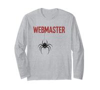 Spider Webmaster Divertente Web Builder Design a Forma di Ragno Maglia a Manica