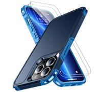 SPIDERCASE Custodia progettata per iPhone 13 Pro Max, [protezione contro le cadute di grado militare da 3 metri] [con 2 pellicole protettive in vetro temperato] cover per iPhone 13 Pro Max 6,7 pollici
