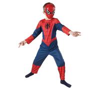 Spiderman 1/2 Modellato Maschera Bambini Supereroe Libro Fay Accessorio Vestito