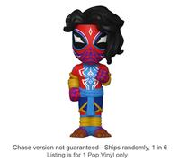 SpiderMan 2023 SpiderMan India Vinyl Soda Chase con licenza ufficiale viene sped
