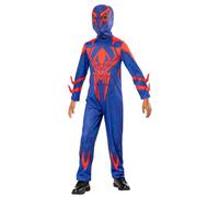 Spiderman 2099 Costume Supereroe Marvel Costume Ragazzi Bambini Completo