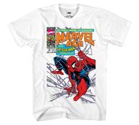 Spiderman 90's Marvel Età Licenza Ufficiale Adulto T Shirt