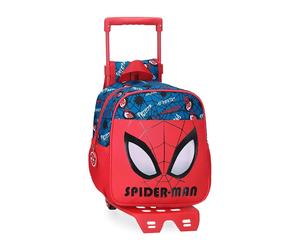Spiderman Authentic Zaino Asilo e Tempo Libero 25 Cm con Trolley