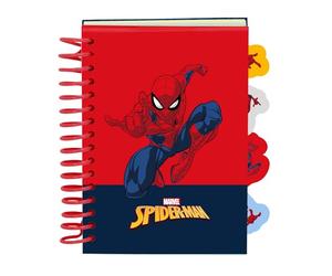 SPIDERMAN - Blocco note A6, quaderni, ideale per bambini in età scolastica, comodo e versatile, qualità e resistenza, 10,5 x 14,8 cm