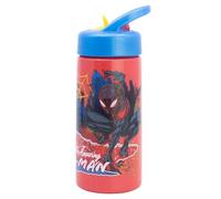 Stor Spiderman - Borraccia sportiva con cannuccia e manico integrato da 410 ml
