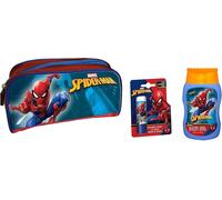 Spiderman Borsellino da viaggio con Sha doccia ml 200 + Burrocacao alla Fragola