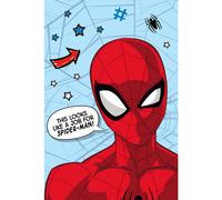 Spiderman Grande Coperta Stars Marvel Morbido Micro Flanella Snuggly Copriletto