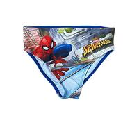 Spiderman Costume Bambino - Costume da Bagno Bimbo - Slip Bambino Uomo Ragno Poliestere (IT, età, 7 Anni, 8 Anni, Regular, Blu)