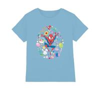 Spiderman Easter Circle Unisex T-Shirt Bambini, 7-8 A