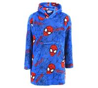 Spiderman Felpa Coperta per Ragazzi, Felpa per la Casa con Cappuccio en Velluto per Bambino, Regalo per Ragazzi, Taglia 6/8 Anni | Blu