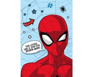 Spiderman Grande Coperta Stars Marvel Morbido Micro Flanella Snuggly Copriletto