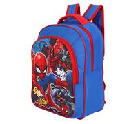 Spiderman Grande Zaino Con Anteriore Zip Tasca E Imbottito Cinghiette E Manico