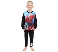 Spiderman Marvel - Pigiama lungo per bambini, motivo: Avengers W23, Blu, 2-3 Years