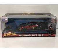 Spiderman Miglia Morales 2017 Ford Gt Con Figura 1:24 Scala Jada 31190
