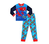 Spiderman Pigiama ufficiale Spider-Man per ragazzi Marvel da 2 a 7 anni, Blu, 4-5 Anni